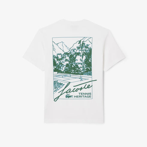 LACOSTE Printed Jersey T-Shirt Mens Apparel